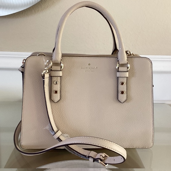 Kate Spade NY Mulberry Street Lise Satchel Crossbody Purse Bag Pebbled Leather - Picture 4 of 16